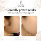 Satora Beauty cyperus rotundus oil, blended with jojoba, sweet almond, rosehip and aloe